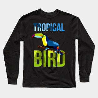 Tropical Bird Toucan Long Sleeve T-Shirt